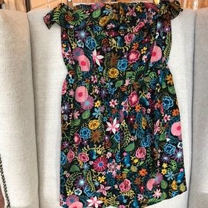REVOLVE Amanda Uprichard bird dress whimsical SILK